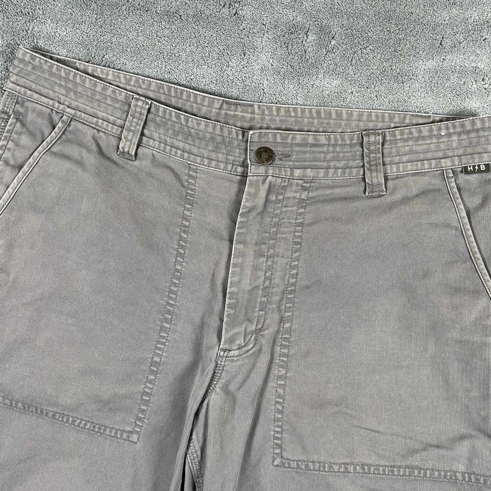 Howler Bros Men's Gray Corduroy Shorts 34
